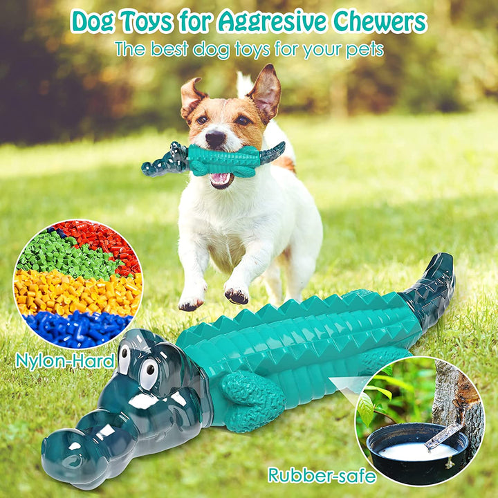 Dog Toys for Aggresive Chewers - Tough,Indestructible Dog Toys for Large, Medium,Small Breed to Keep Them Busy