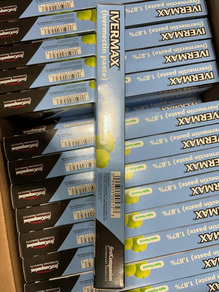 Ivermax (Ivermectin) Equine Paste 6.08 Gram 1 Pack, Blue