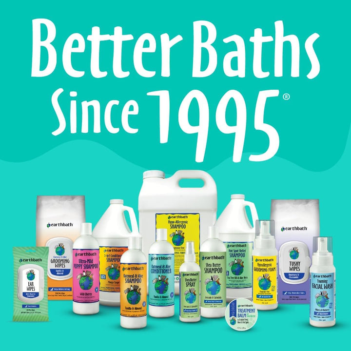 , Oatmeal & Aloe Dog Shampoo and Conditioner - Oatmeal Shampoo for Dogs, Itchy, Dry Skin Relief, Dog Wash, Made in USA, Dog Conditioner, Pet Shampoos - Vanilla & Almond, 16 Oz (1 Set)