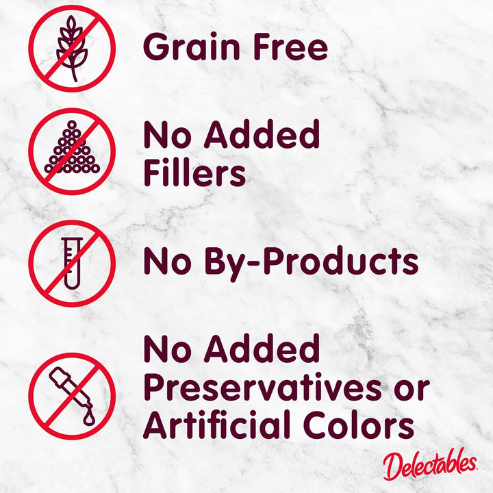 Delectables Squeeze up Seafood Variety Pack, Creamy Squeezable Puree, Lickable Wet Cat Treats, Grain Free, No Added Fillers, No By-Products, No Added Preservatives, 0.5 Ounces Tube, 54 Tubes Total