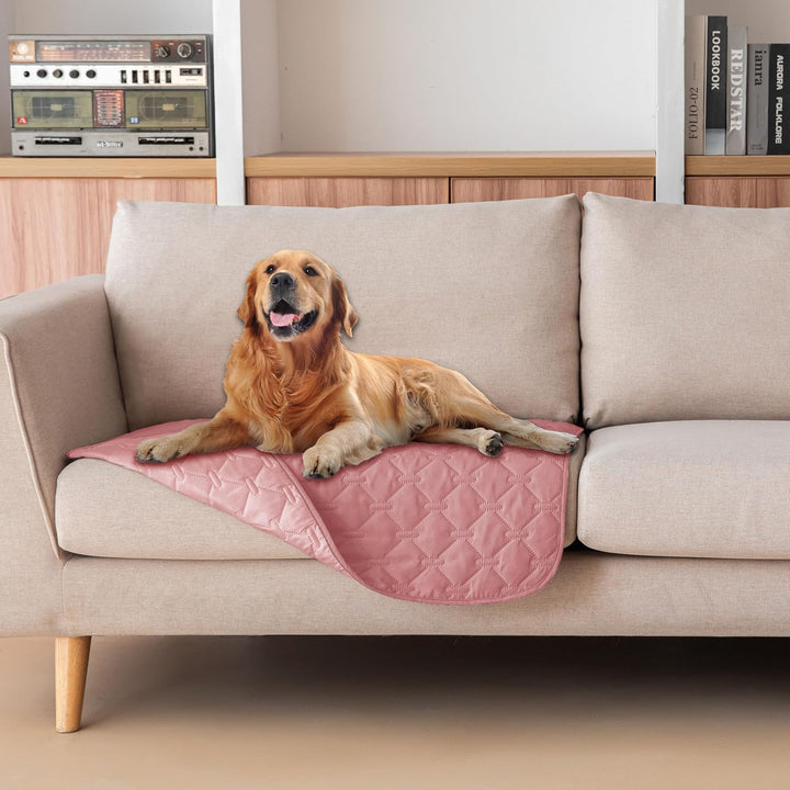 3X Stronger Waterproof Pet Blanket, Scratch Proof Furniture Protector for Dogs Cats, Reversible Cover 30X70 Inch, Dark Grey/Light Grey