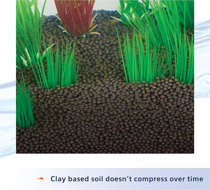 Plant and Shrimp Aquarium Substrate, Aqua Soil for Fish Tanks, 5 Pounds