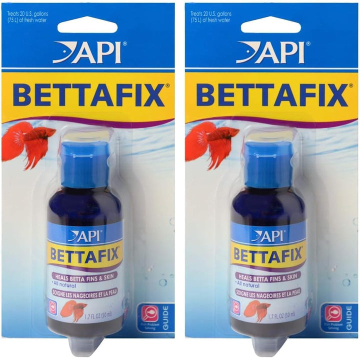 BETTAFIX Antibacterial & Antifungal Betta Fish Infection and Fungus Remedy 1.7-Ounce Bottle