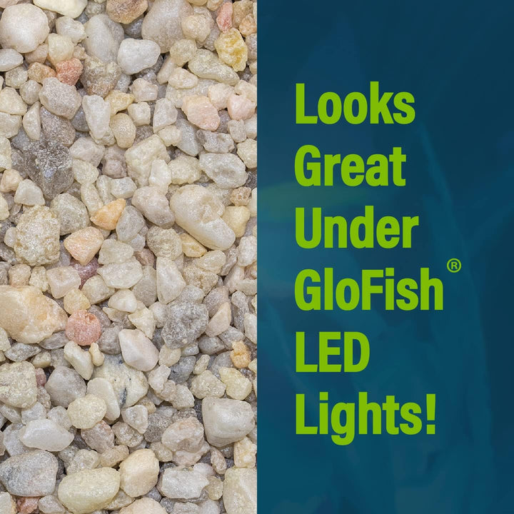 Aquarium Gravel 5 Pounds, Pearlescent, Complements Tanks and Décor (AQ-78484)