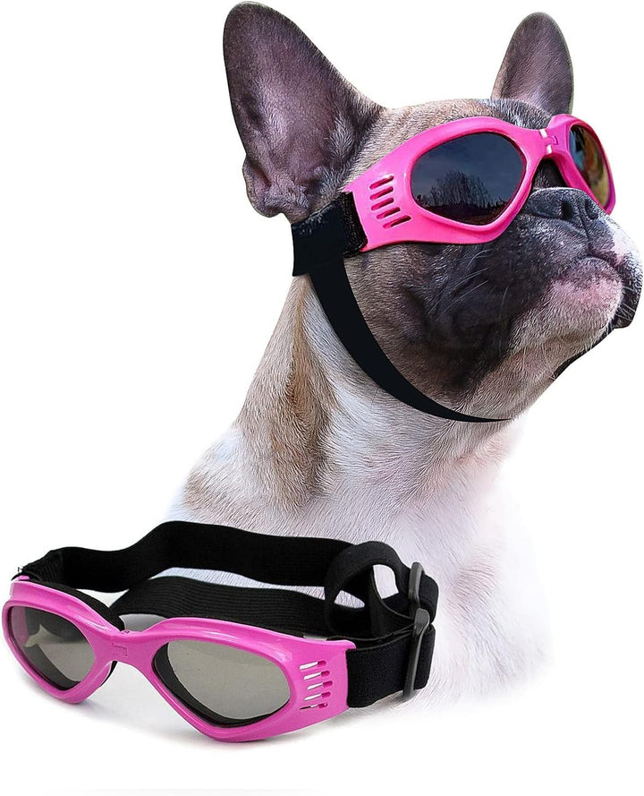 Dog Goggles Medium Breed, Dog Sunglasses for Medium Dogs Eye Protection Windproof, Black