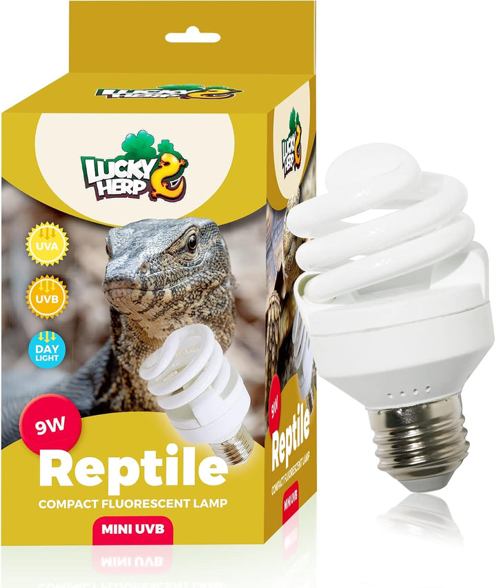 UVA UVB Reptile Light 10.0, Desert UVB 150 Compact Fluorescent Lamp, UVB Light for Reptiles 23W, UVA UVB Reptile Light Bulb, UVB Bulb for Reptiles Bearded Dragons Lizards Tortoises Snakes