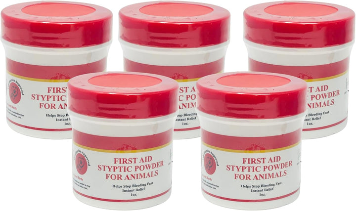 Styptic Powder for Animals – Fast-Acting Blood Stop for Dogs, Cats, Birds & Small Pets – First Aid Powder for Nail Bleeding, Minor Cuts & Grooming – 1 Oz, Pack of 1