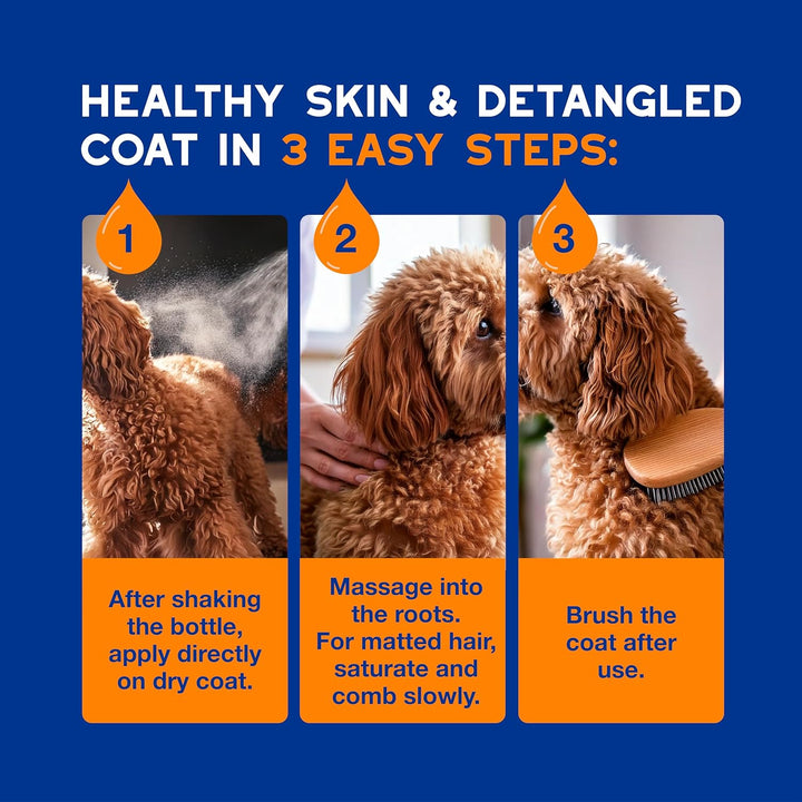 ® Skin & Coat SPA - Ultra-Safe Detangling Spray for Dogs, 10 Fl Oz, Safely Detangles, Revives, and Nourishes the Coat, Skin-Friendly Formula