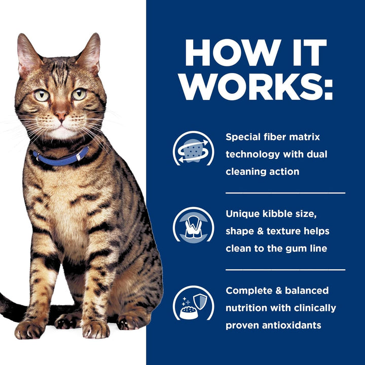 T/D Dental Care Chicken Flavor Dry Cat Food, Veterinary Diet, 4 Lb. Bag