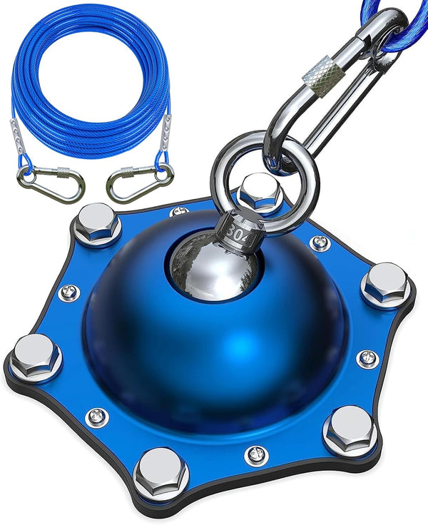 Dog Tie Out Cable and Stake for Camping,360°Swivel Dog Run- No Tangle,With 30FT Heavy Duty Cable, Runner for Yard - up to 150Lbs,Ideal for Outdoor Camping