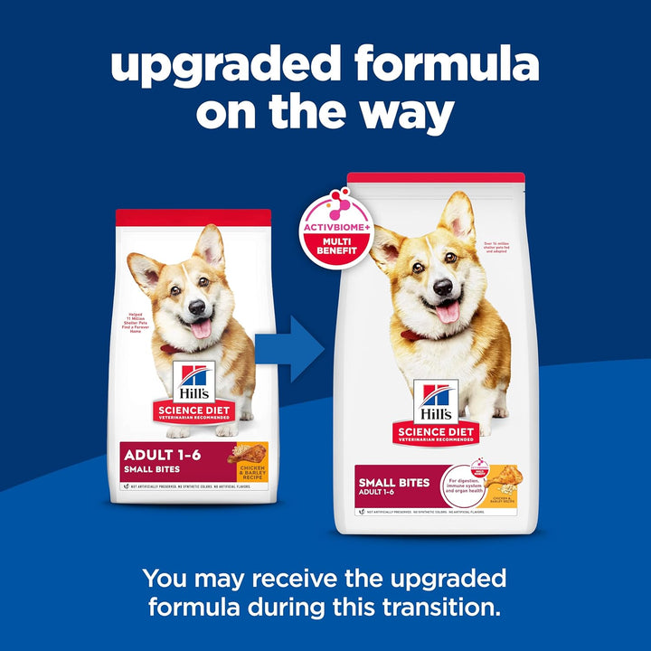 Adult 1-6, Adult 1-6 Premium Nutrition, Small Kibble, Dry Dog Food, Chicken & Barley, 5 Lb Bag