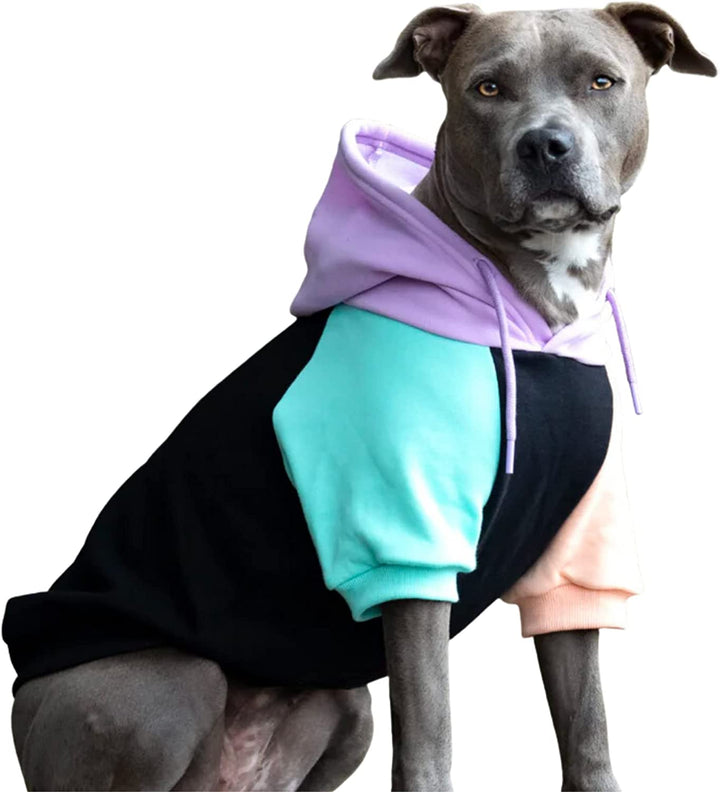 Dog Hoodie – Premium Dog Sweater for Small, Medium, and Large Dogs | Warm Outfits for French Bulldogs, Pitbull, Puppy, Winter Jacket Alternative - Cyber Punk - 3XL