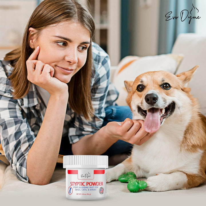 Styptic Powder for Dogs, Cats, and Birds (2 Oz) by  | Fast-Acting Blood Stop for Pets | Quick Stop Bleeding Powder for Dog Nail Clipping, Grooming, Cuts and More (1-Pack)