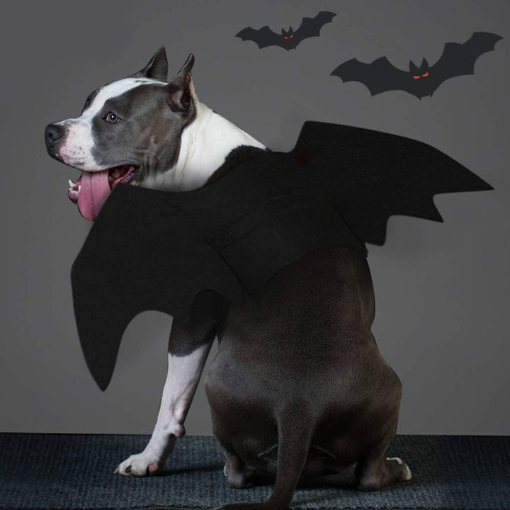 Dog Bat Costume - Halloween Pet Costume Bat Wings Cosplay Dog Costume Cat Costumes for Party L