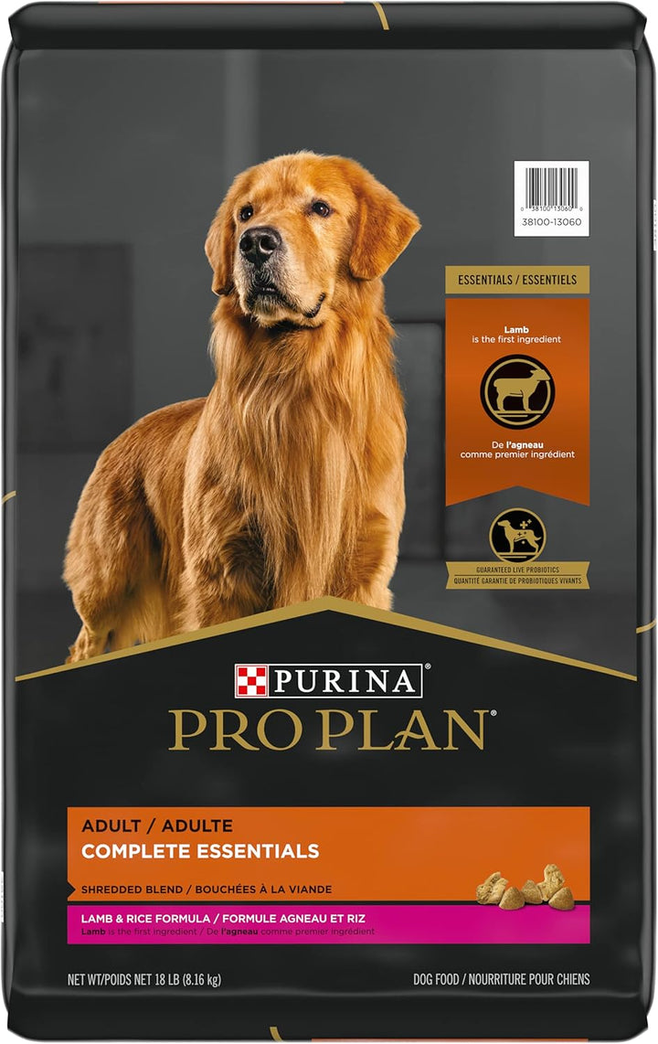 Complete Essentials Shredded Blend Chicken and Rice Dog Food Dry Formula with Probiotics for Dogs - 35 Lb. Bag