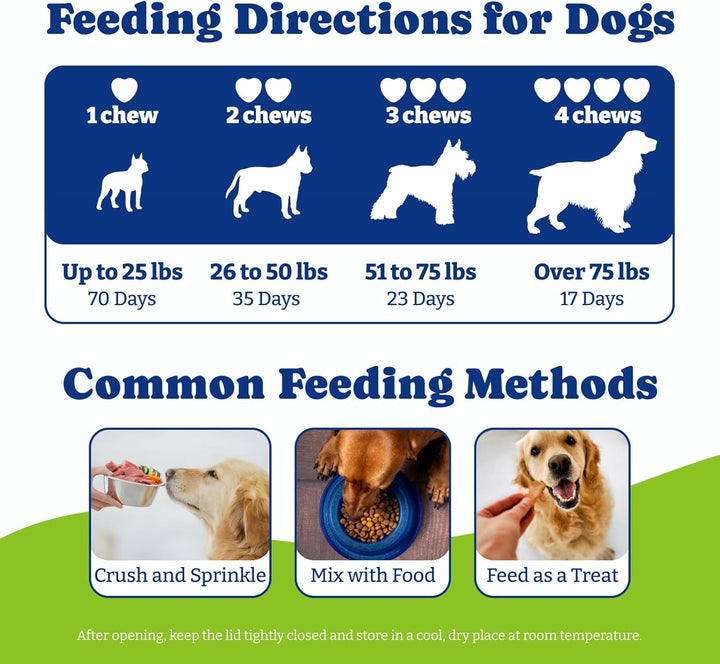 Flea & Tick Prevention for Dogs Chewables, Natural Dog Flea and Tick Control Treatment, Oral Flea Pills, Dogs Supplement, Natural Shield 5-In-1 Protection, Beef & Carrot Flavor, 65 Soft Chews