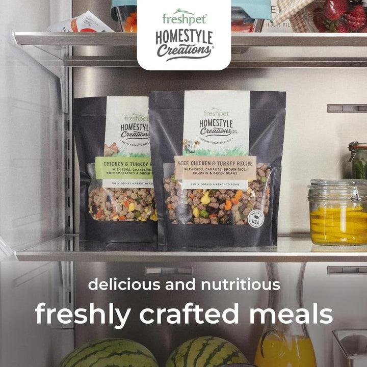 – Dog Food Homestyle Creations Chicken Turkey Recipe, Gift Set, 16 Oz – Pack of 6