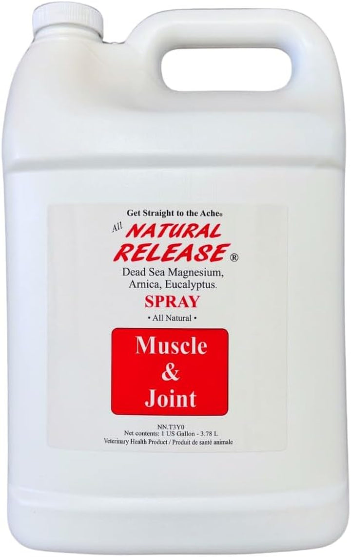 Natural Release Muscle Spray Treatment - Horse Liniment for Sore Muscles, Joint Pain, Tendon & Inflammation Relief - Easy to Use, Fast Acting, Alcohol & Menthol Free (16 Oz)
