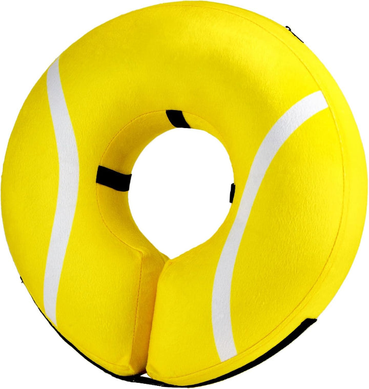 Inflatable Dog Cone Collar Alternative, Soft Dog Cone for Small Medium Large Dogs and Cats, Neck Recovery Ecollar Donut Collar after Surgery (Large, Blue)