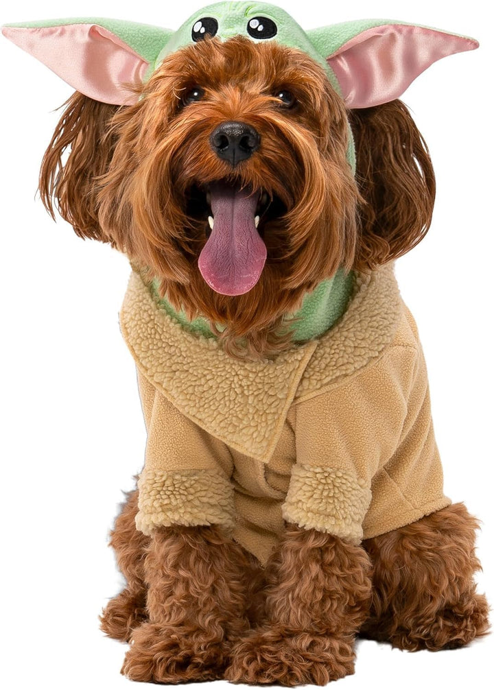 Grogu Pet Hoodie - Hooded Pet Shirt with Sleeves and Ears