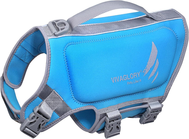 High Buoyancy Dog Life Vest, Swimming Vest with Handle, Dog Life Jacket for Swimming & Boating, Buoyancy for Puppy Doggy, S, Pink