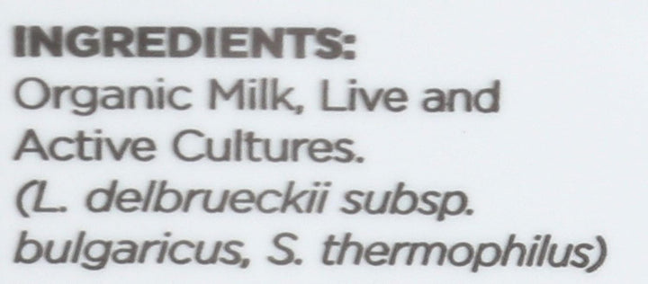 Organic Plain Greek Yogurt, 16 Oz