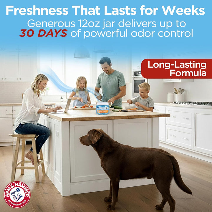 for Pets Air Care Pet Scents Deodorizing Gel Beads in Fresh Breeze | 12 Oz Pet Odor Neutralizing Gel Beads with Baking Soda | Air Freshener Beads for Pet Odor Elimination (FF12689)