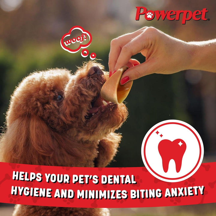 100% Natural Cow Hooves for Dogs – Durable Chews & Dental Treats for All Dog Breeds & Sizes, Helps Reduce Tartar & Boredom, Large Hoofs for Chewing, Supports Clean Teeth & Gums, 5 Pack