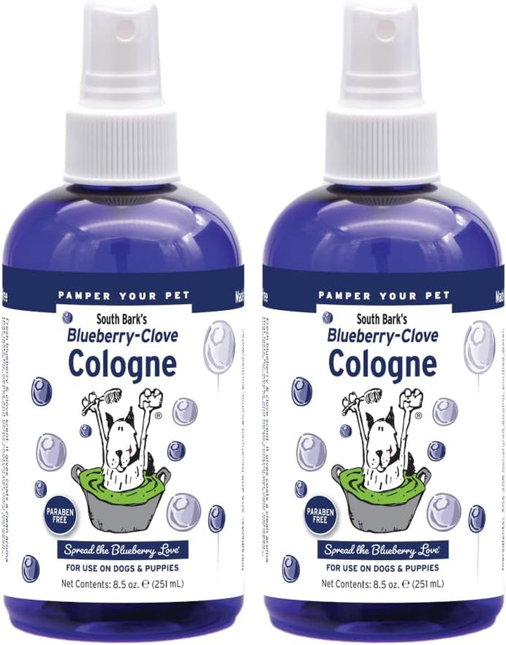 South Bark'S Blueberry Clove Dog Cologne | Dog Perfume Long Lasting | Deodorizing Spray