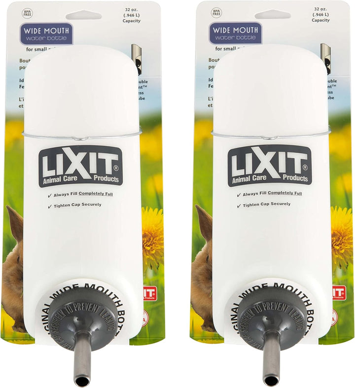 Pet Wide Mouth Water Bottle (16 Oz), Translucent, 8802