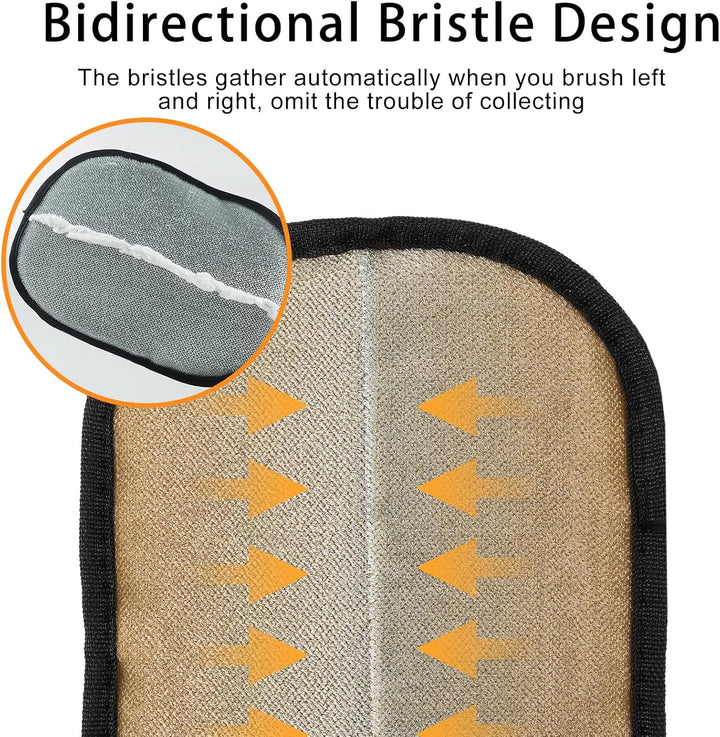 2 Pack Pet Hair Removal Glove, 2025 Washable Reusable Electrostatic Gloves Pet Hair for Cat and Dog, with Electrostatic Tech, for Carpet, Couch, Furniture