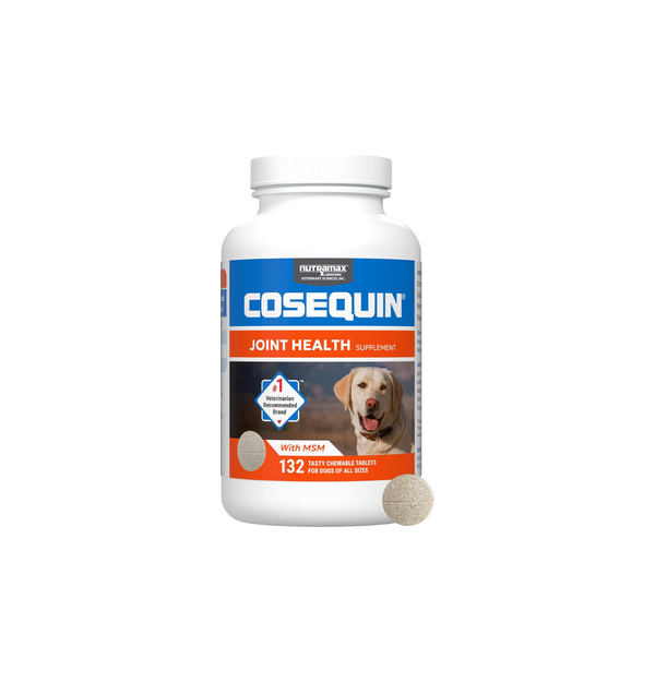 Cosequin Dog Joint Health Supplement – Glucosamine, Chondroitin, MSM, Chewable, 132 Count