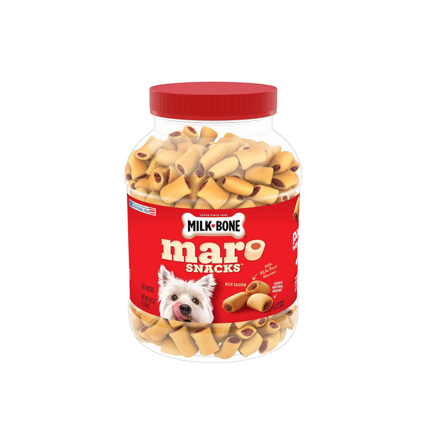 Milk-Bone Marosnacks Small Dog Treats with Bone Marrow, 40 Ounce Container