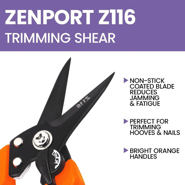 Z116 Hoof and Floral Trimming Shear with Twin-Blade, 7.5-Inch