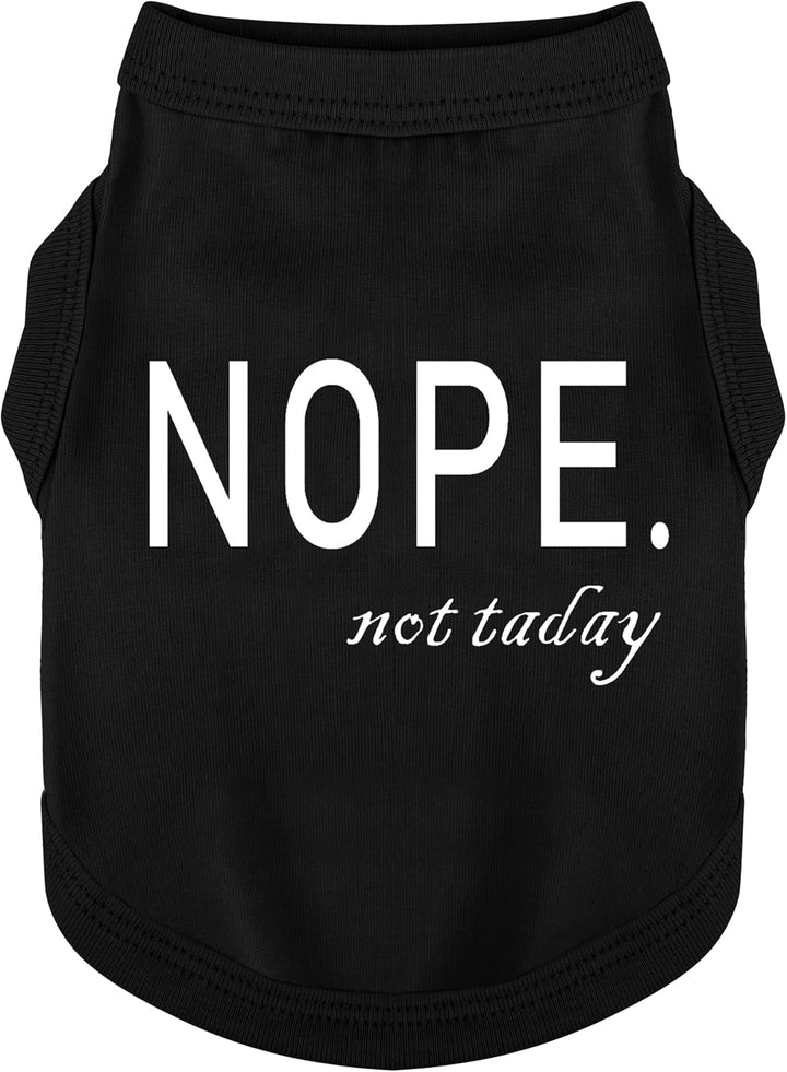 Discover Cozy Cotton Canine Wear: Soft, Lightweight, and Breathable Dog Shirt Vest with Eye-Catching Graphics(Security), Keeping Your Furry Friend Warm and Comfy! Black M