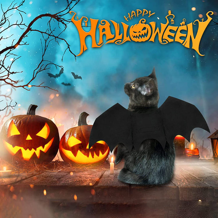 Halloween Cat Costume for Cats Dogs Pet Bat Wings Cat Dog Bat Costume Wings