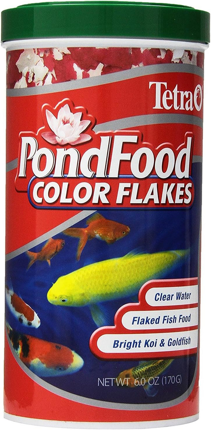 pond Pond Flakes, Complete Nutrition for Smaller Pond Fish, Fish Food for Goldfish and Koi Fish, 6.35 Ounces