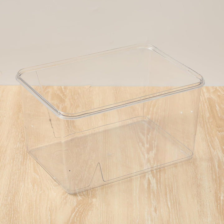 5 Gallon Plastic Fish Tank Large Bowl Shatterproof with Crystal Clear Clarity for Terrarium, Flower Vase Centerpiece Gift for Fish Lovers (Round)