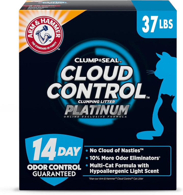 Cloud Control Platinum Clumping Cat Litter Odor Control, 37 Lbs.