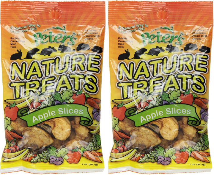 Peter'S Nature Treats for Small Animals, Apple Slices, 1 Oz.