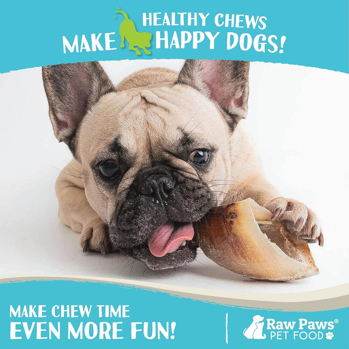 Cow Hooves for Dogs to Chew (10-Count) - Natural Cow Hoofs for Dogs - Made from Free-Range, Grass-Fed Cattle - Safe Rawhide Alternative - Dog Cow Hooves XL - Long-Lasting Cow Hoof Dog Chews