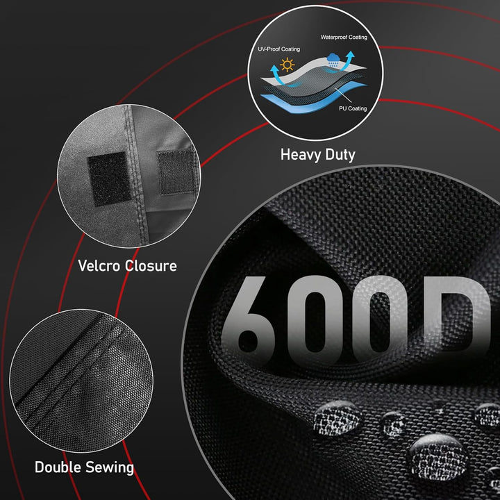 Bird Cage Cover - 600D Bird Cage Covers for Night Heavy Duty & Waterproof, Fade-Resistant Pet Bird Cage Cover Accessory for Parakeet, Parrot, Cockatiel and More Finches - 33 X 23 X 40 Inch