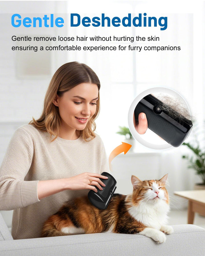 Grooming Pro Deshedding Brush, 2026 Upgraded Groomingpro Deshedding Dog Brush 2.0- Pet Hair Remover Comb, Professional Dog Brush for Shedding Short Haired and Long Haired Dogs Cats Rabbit Horse