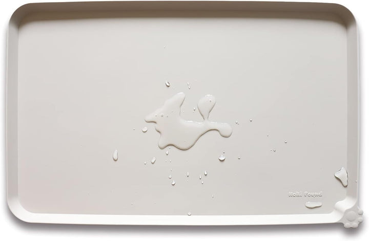 -Waterproof Pet Feeding Mats with High Lips - Multiple Size and Colors for Dogs, Cats & Others-G