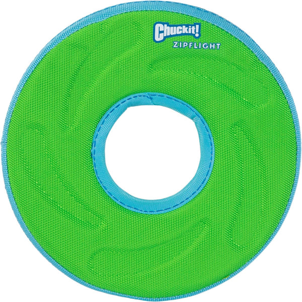 Zipflight Flying Disc Dog Toy, Medium (8.5"), Orange and Blue