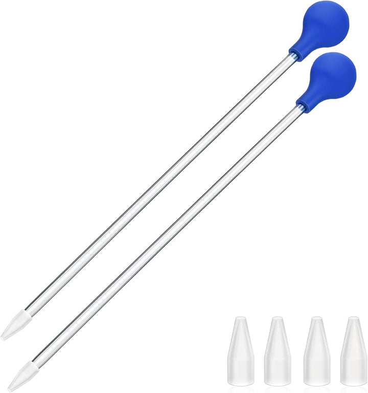 18.5 in Long Pipette for Fish Tank Coral Food Feeder Long Syringe Aquarium Coral Feeding Tube for Marine Fish Reef Aquatic Plant Spider Snake Lizard