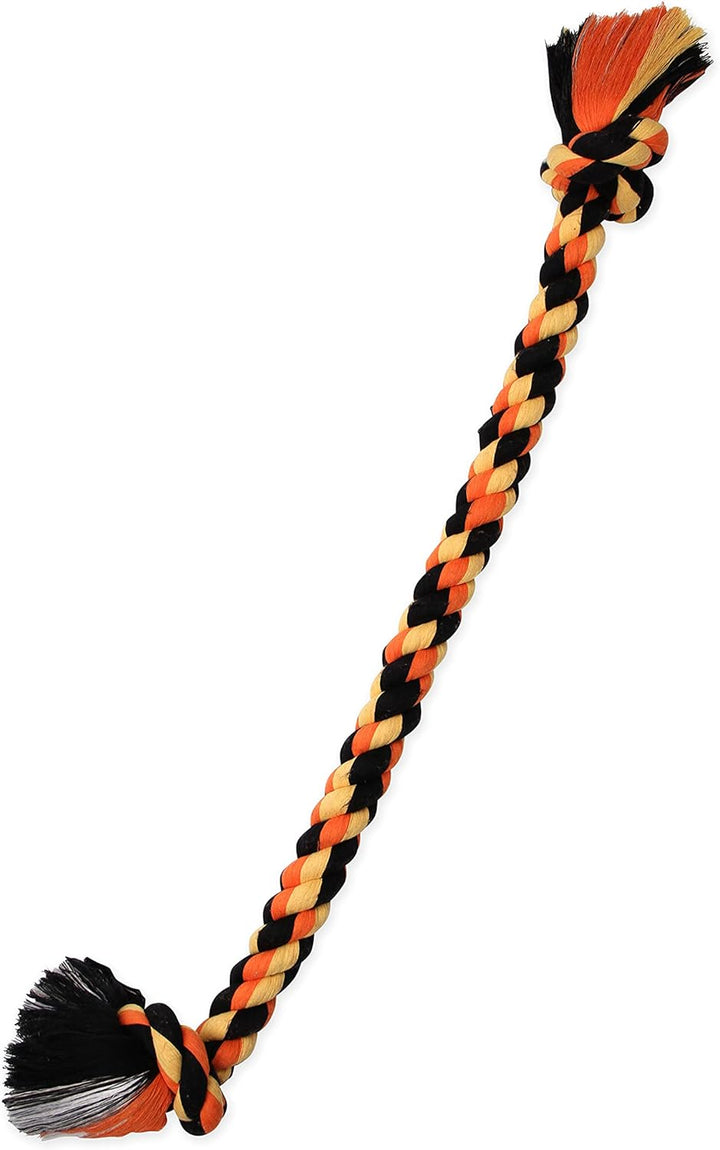 Mammoth Flossy Chews Rope Tug – Premium Cotton-Poly Tug Toy for Dogs – Interactive Rope Toy (Colors May Vary)