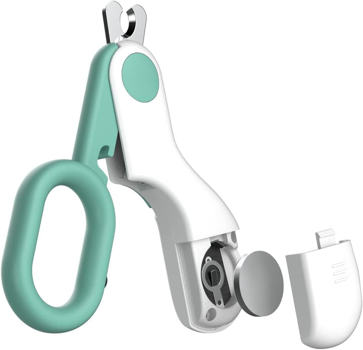 Small Animals Nail Clippers with LED Lights to Avoid Excessive Cutting and Razor Sharp Blades - Professional Claw Trimmer for Tiny Dog Cat Kitten Bunny Rabbit Bird Guinea Pigs Ferret Hamsters (Blue)