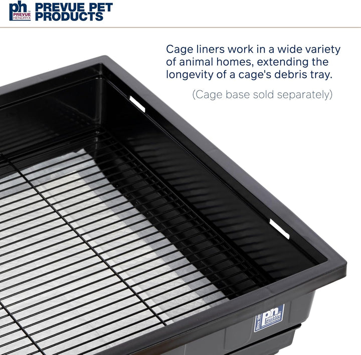 Disposable Cage Liners for Birds and Small Animals - Parrot, Parakeet, Conure, Cockatiel Cages and Hamster, Guinea Pig, Mouse Cages White 20" X 18" - 20 Liners