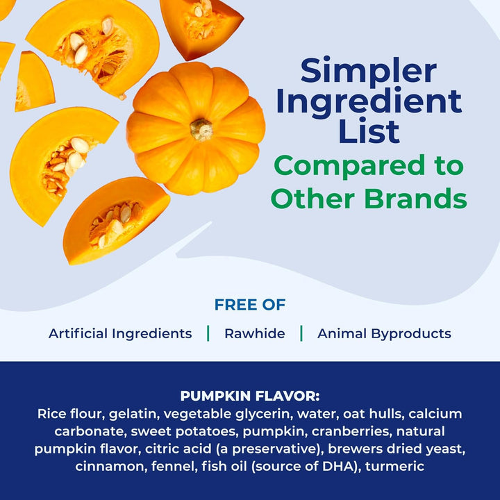 Puppy Teething Ring Pumpkin Flavor 7.2 OZ/(6 Pack)